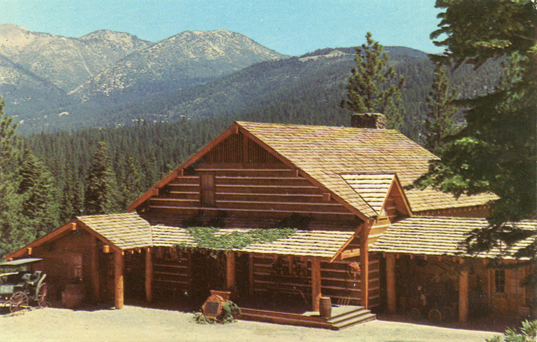 Ponderosa Ranch Lake Tahoe Old Postcards Brochures Photos And Other   Ponderosa Ranch, Cartwright's Home Overlooking Lake Tahoe, Incline Village, Nevada 